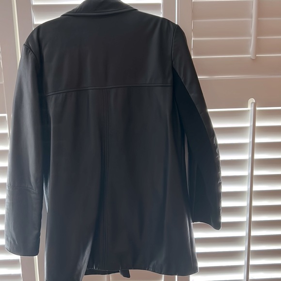Trouve Black Leather Jacket in good condition. - Picture 3 of 4